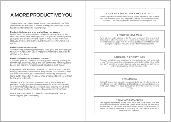 Productivity planner - Get (sh)it done (black) - SEIK